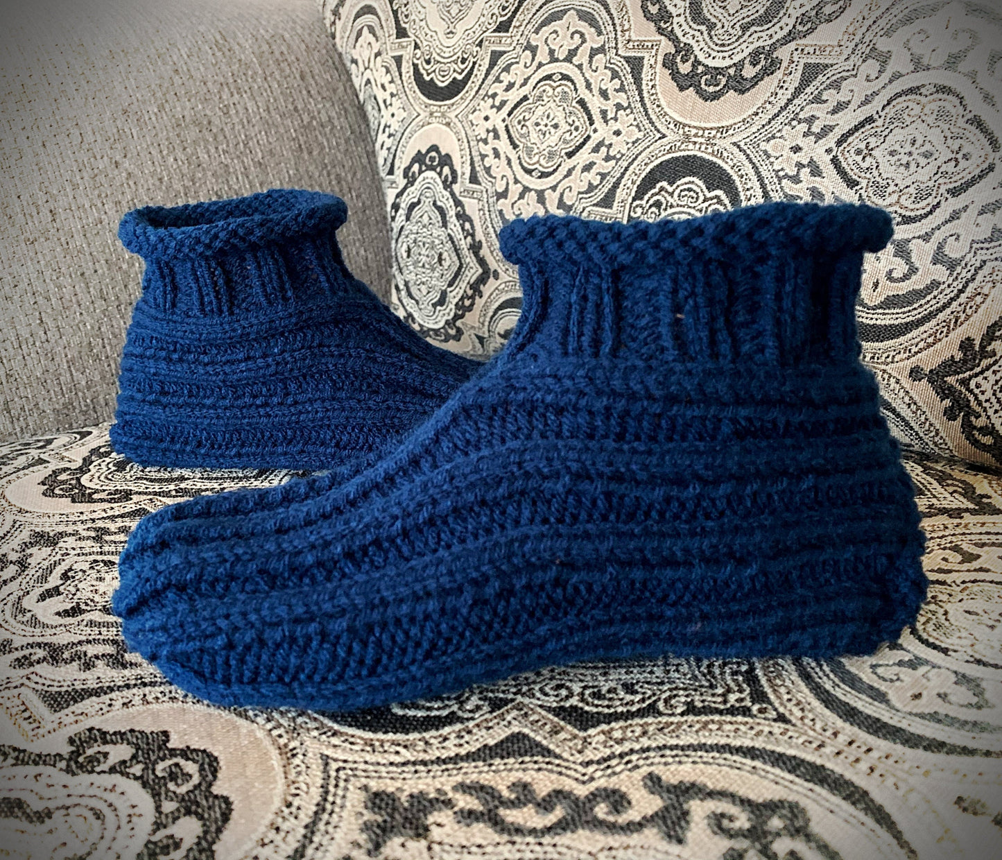 Eight Slipper Styles to Knit - 8 Adult Slipper Pattern Collection - House Shoes - Adult Booties - Instant PDF Download - English Only