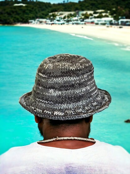 Knitting Pattern - Bucket Hat for Adults Children Kids - Fishing Hat Pattern - Knit Hat for Family - Knit Man Hat Pattern - English Only
