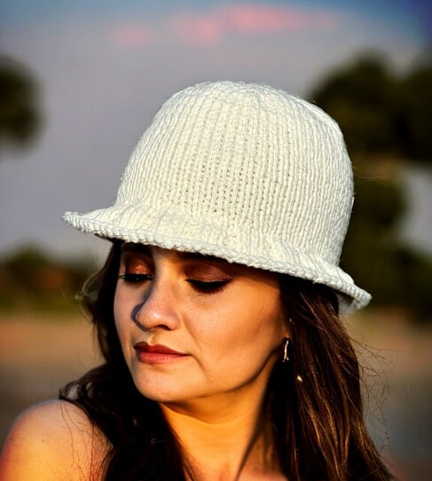 Knitting Pattern - Bucket Hat for Adults Children Kids - Fishing Hat Pattern - Knit Hat for Family - Knit Man Hat Pattern - English Only