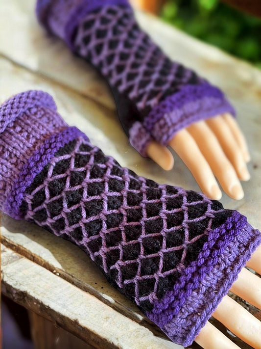 Eight Knitting Patterns - Fingerless Gloves and Mitten Collection - Knit Mitt Patterns - How to Knit Mitts - Half Gloves - English Only