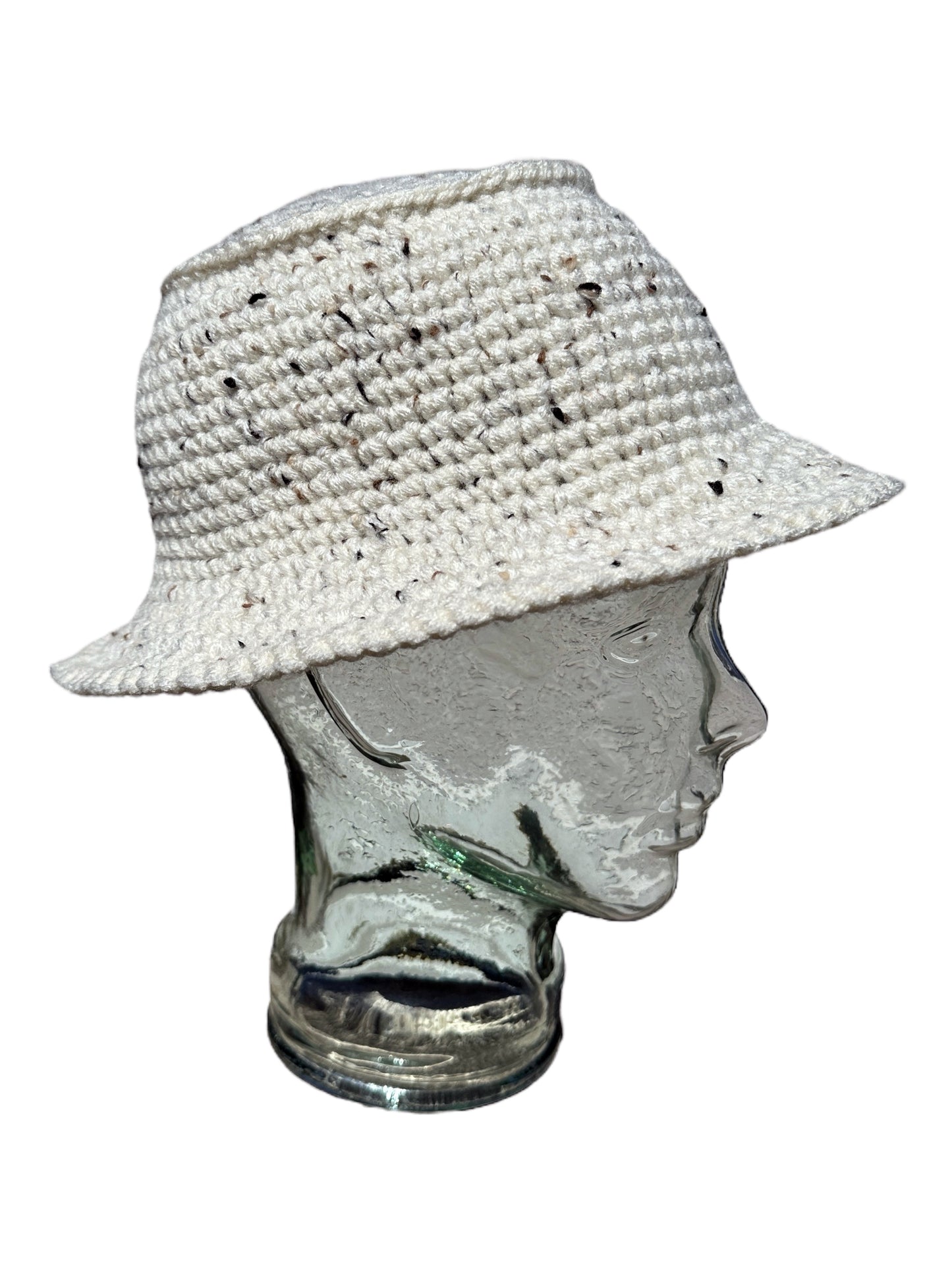 Handmade Crochet Bucket Hat – Unisex Summer Sun Hat for Men and Women, Packable and Lightweight