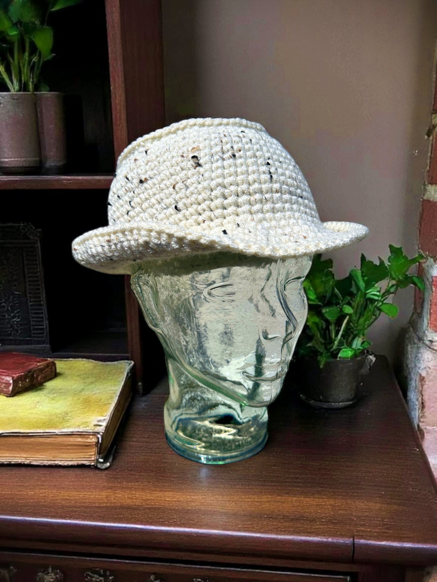 Handmade Crochet Bucket Hat – Unisex Summer Sun Hat for Men and Women, Packable and Lightweight