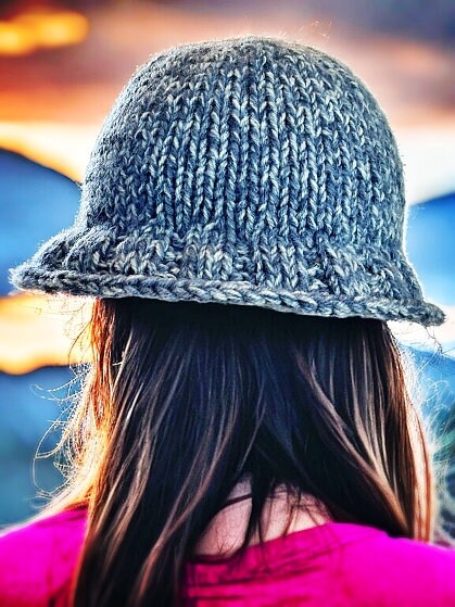 Knitting Pattern - Bucket Hat for Adults Children Kids - Fishing Hat Pattern - Knit Hat for Family - Knit Man Hat Pattern - English Only