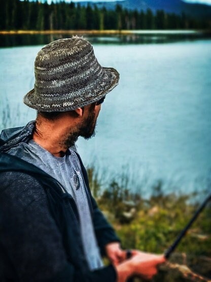 Knitting Pattern - Bucket Hat for Adults Children Kids - Fishing Hat Pattern - Knit Hat for Family - Knit Man Hat Pattern - English Only