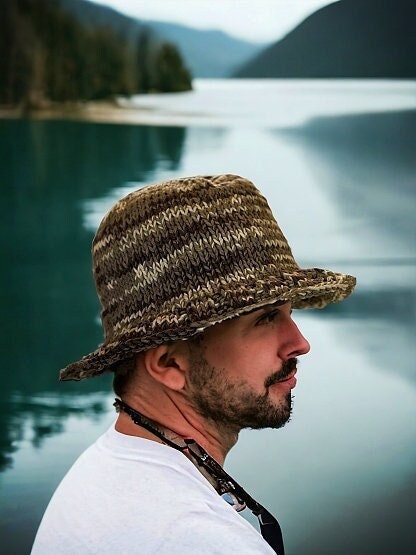 Knitting Pattern - Bucket Hat for Adults Children Kids - Fishing Hat Pattern - Knit Hat for Family - Knit Man Hat Pattern - English Only
