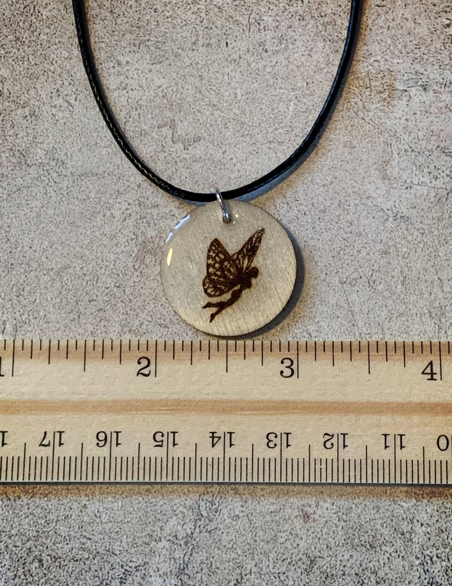Fairy Pendant Necklace – Flying Fairy Silhouette Jewelry – Perfect Gift for Fairy Lovers & Fae Folk