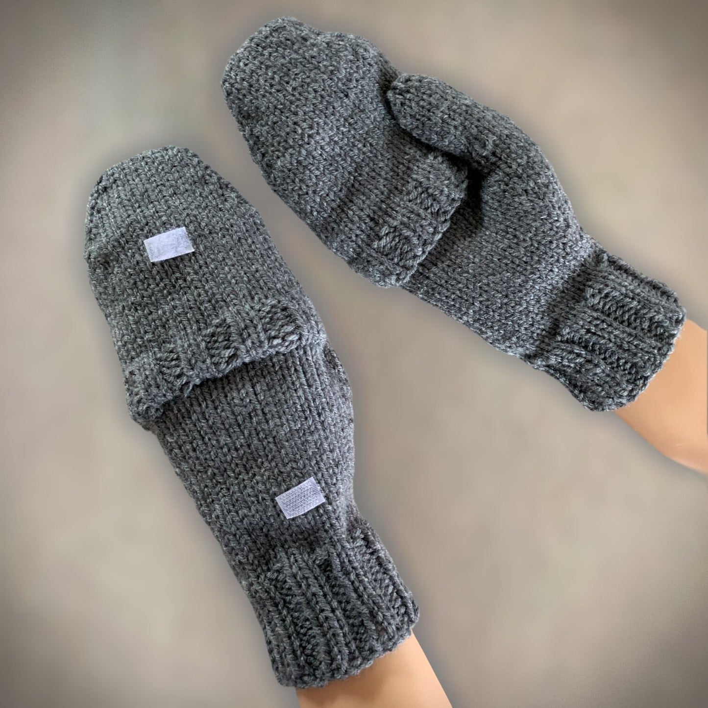 Fold-Back Flip-Top Mitts Knitting Pattern | Fingerless Mittens PDF - Granny Gloves, Half Gloves, Half Mitts - English Only