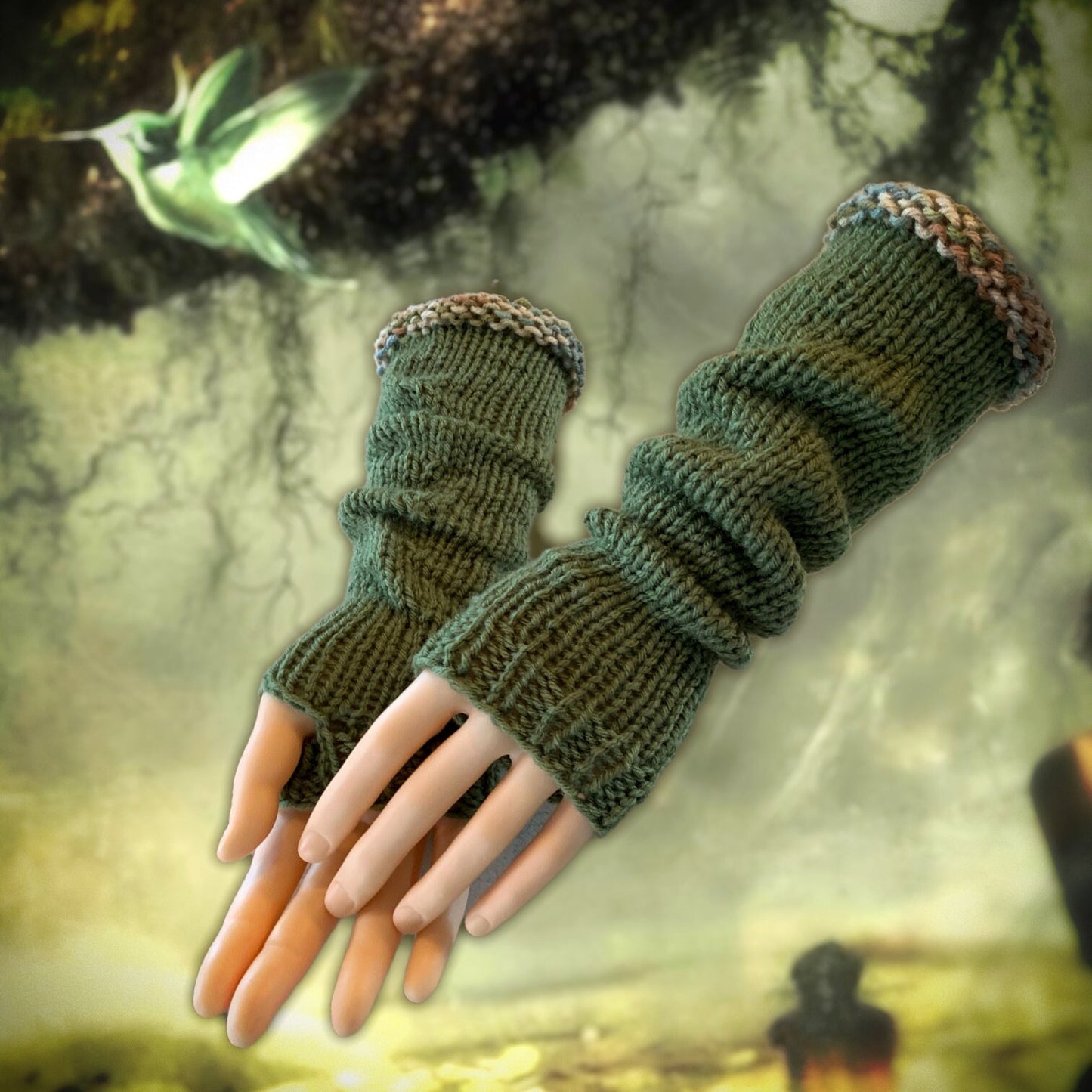 Nine Knitting Patterns! - Fingerless Gloves and Mitten Collection - Knit Mitt Patterns - How to Knit Mitts - Half Gloves - English Only
