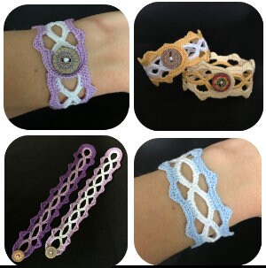 Crochet Patterns - Crochet Jewelry - 7 Crochet Jewelry Patterns to Make - Crochet Jewelry Crocheted Jewellery Collection - English Only