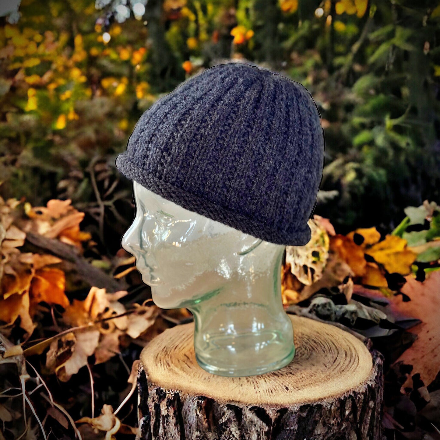 Knitting Pattern - Beanie or Toque - Winter Hat Knit Flat on Straight Needles, Easy to Knit Beanie, Simple Toque Pattern - English Only