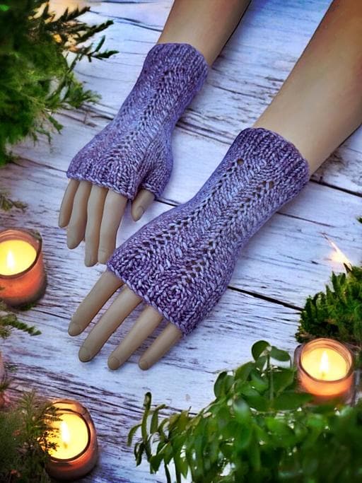 Eight Knitting Patterns - Fingerless Gloves and Mitten Collection - Knit Mitt Patterns - How to Knit Mitts - Half Gloves - English Only
