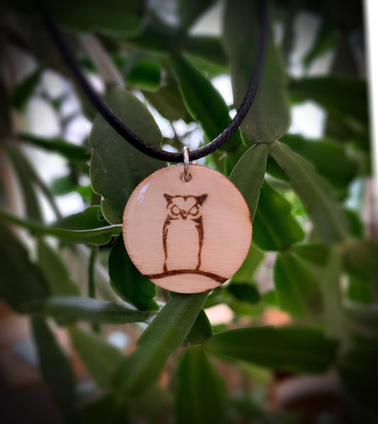 Owl Necklace - Owl Pendant - Owl Jewelry - Witchy Jewelry - Handmade Owl Necklace - Owl Gift - Necklace for Women - Witchy Necklace
