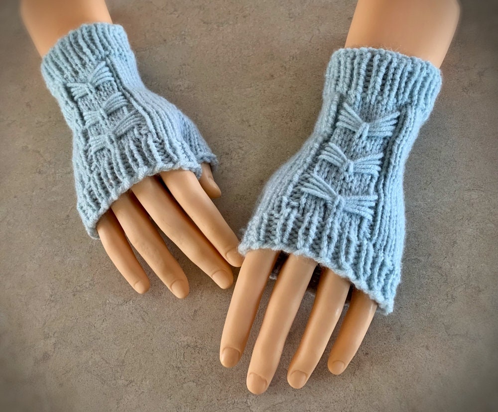 Nine Knitting Patterns! - Fingerless Gloves and Mitten Collection - Knit Mitt Patterns - How to Knit Mitts - Half Gloves - English Only