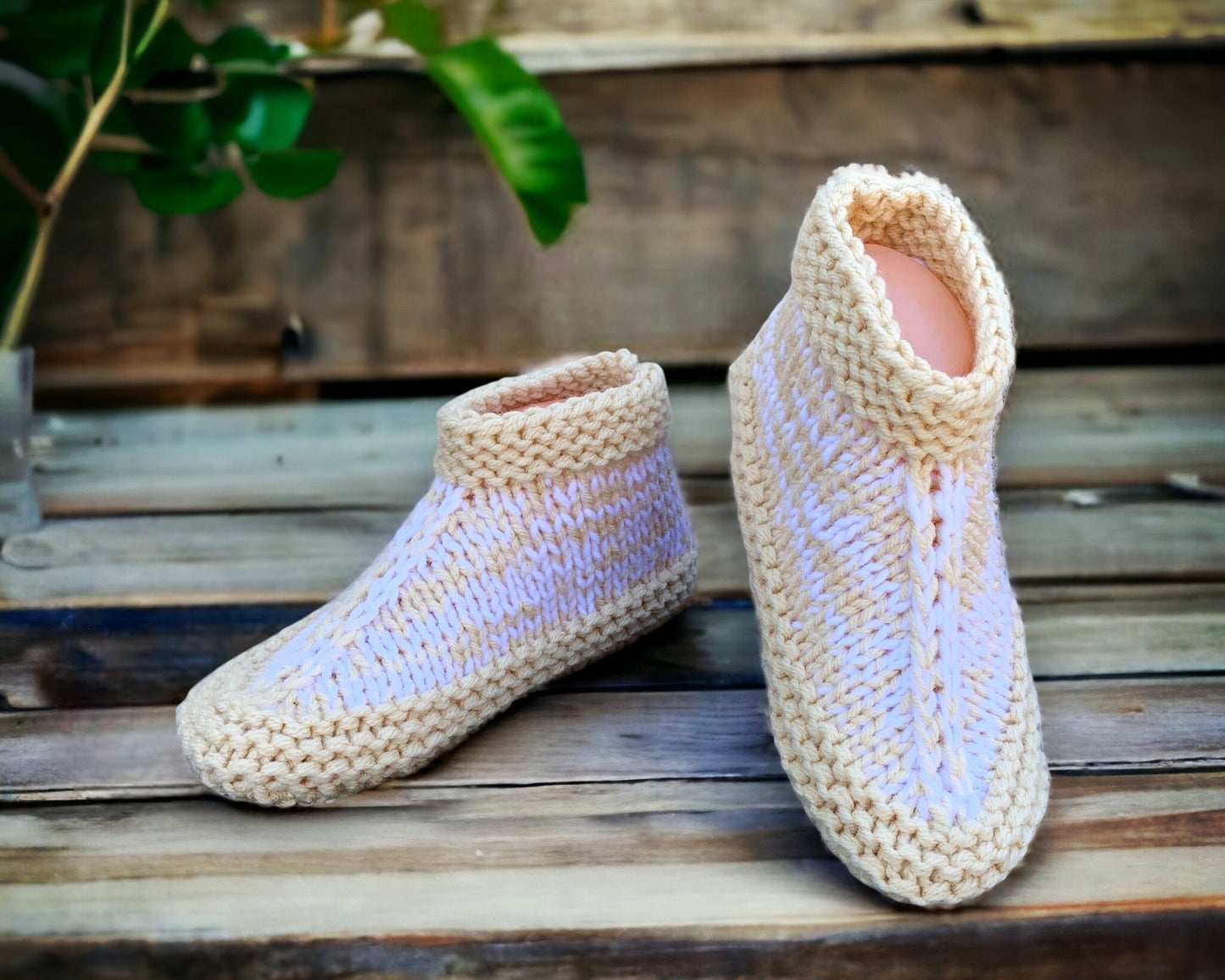 Knitting Patterns - Seven Slipper Styles  for Cozy Feet - Instant PDF Download - How to Knit Slippers - Knitting Tutorial - English Only