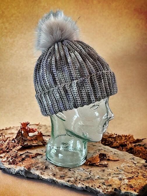 Crochet Pattern - Crochet Beanie Pattern - Crocheted Hat Pattern - Easy to Crochet Hat Tutorial w Photos - Crochet Thick Hat - English ONLY