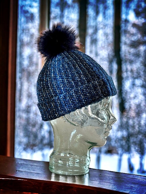 Crochet Pattern - Crochet Beanie Pattern - Crocheted Hat Pattern - Easy to Crochet Hat Tutorial w Photos - Crochet Thick Hat - English ONLY