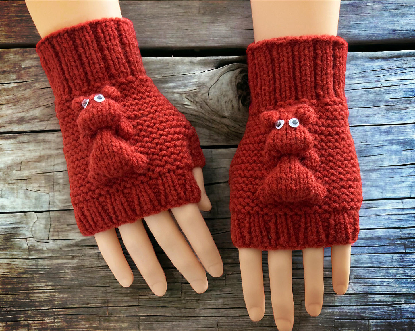 Eight Knitting Patterns - Fingerless Gloves and Mitten Collection - Knit Mitt Patterns - How to Knit Mitts - Half Gloves - English Only