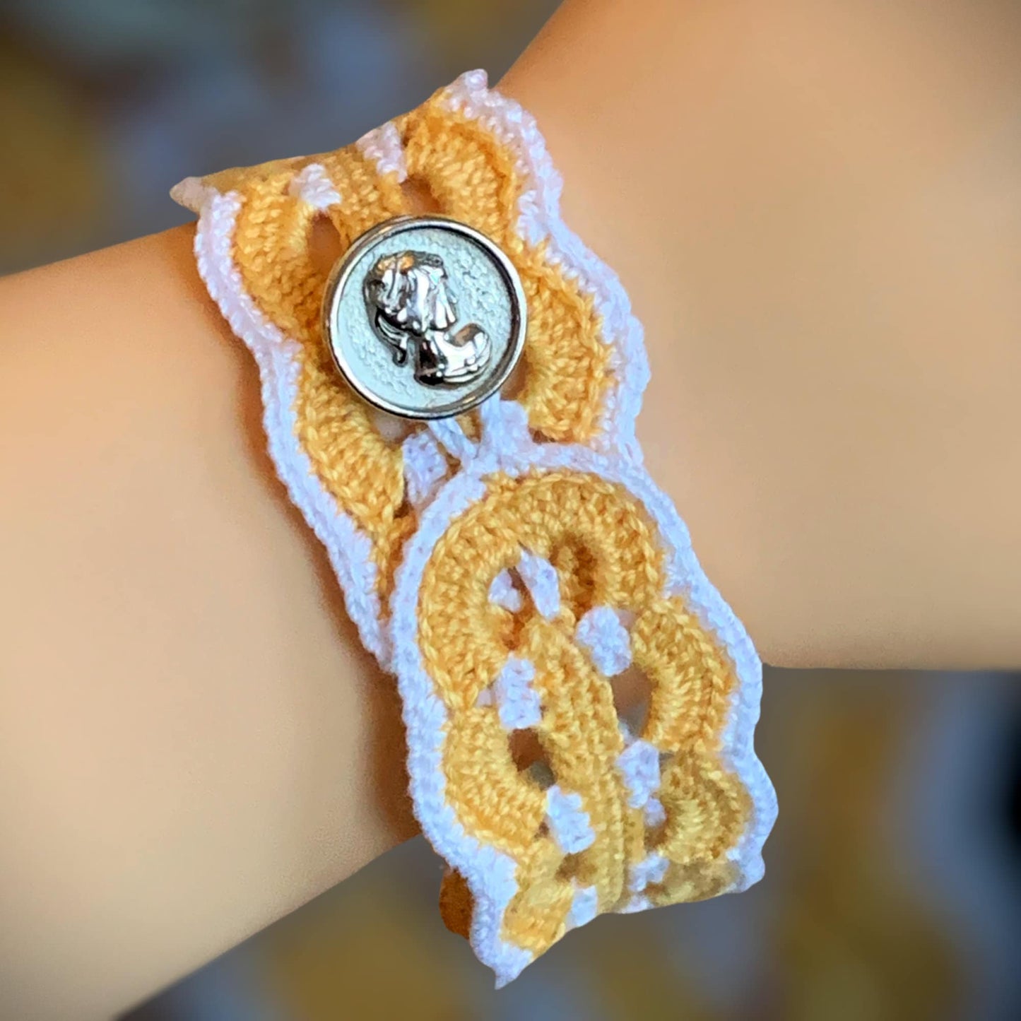 Crochet Pattern - How to Crochet a Beautiful Bracelet How to Crochet Jewelry Waves Bracelet Easy to Crochet - English Only