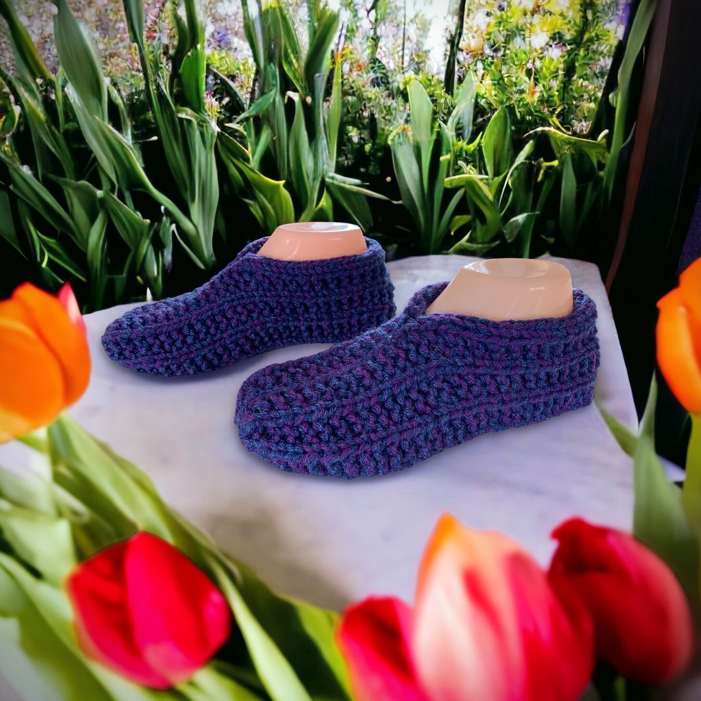 Knitting Patterns - Seven Slipper Styles  for Cozy Feet - Instant PDF Download - How to Knit Slippers - Knitting Tutorial - English Only