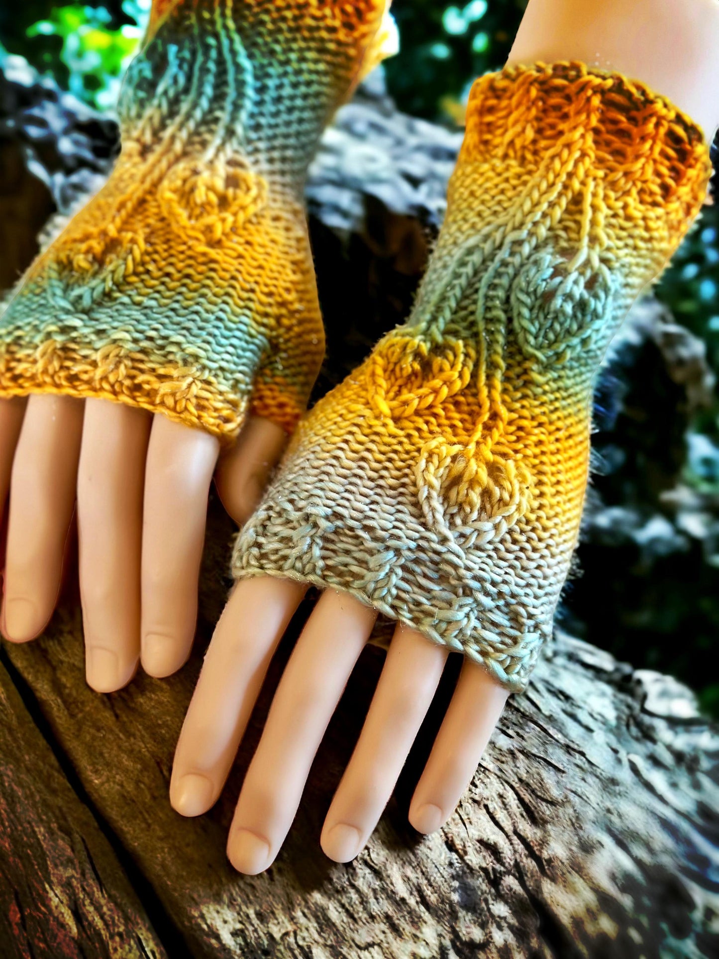 Eight Knitting Patterns - Fingerless Gloves and Mitten Collection - Knit Mitt Patterns - How to Knit Mitts - Half Gloves - English Only