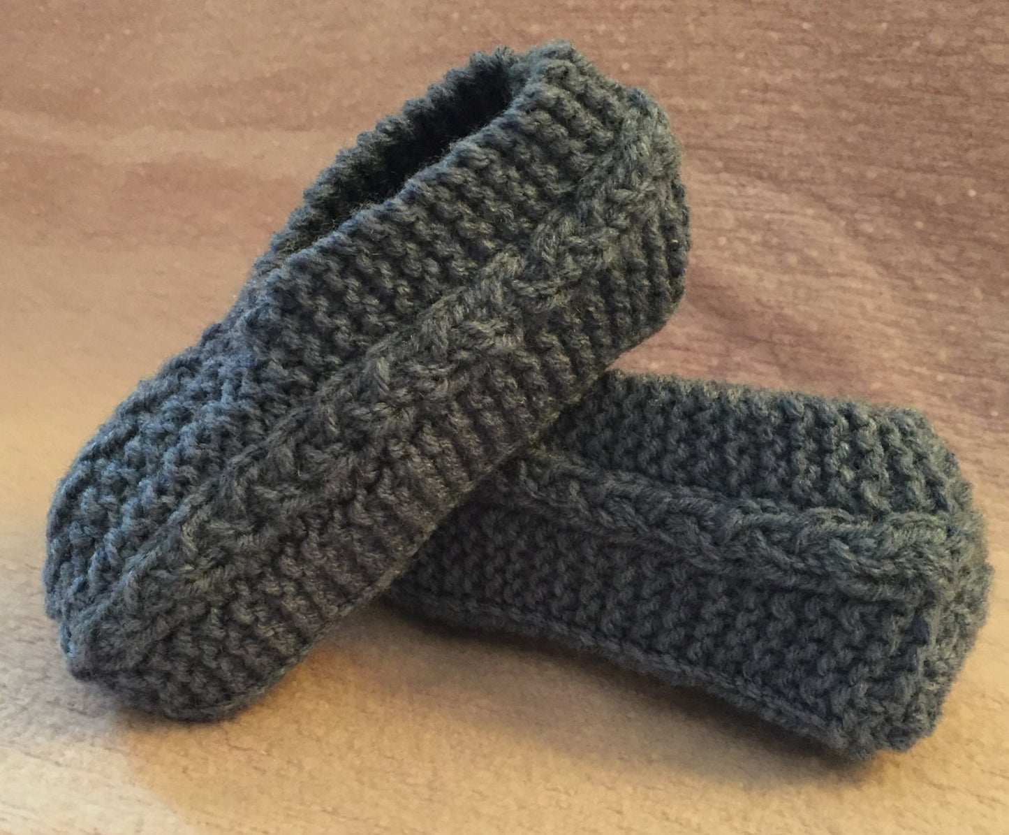 Knitting Pattern - Cable Knit Slippers Knitting Pattern for Children and Adults - PDF Download - English Only