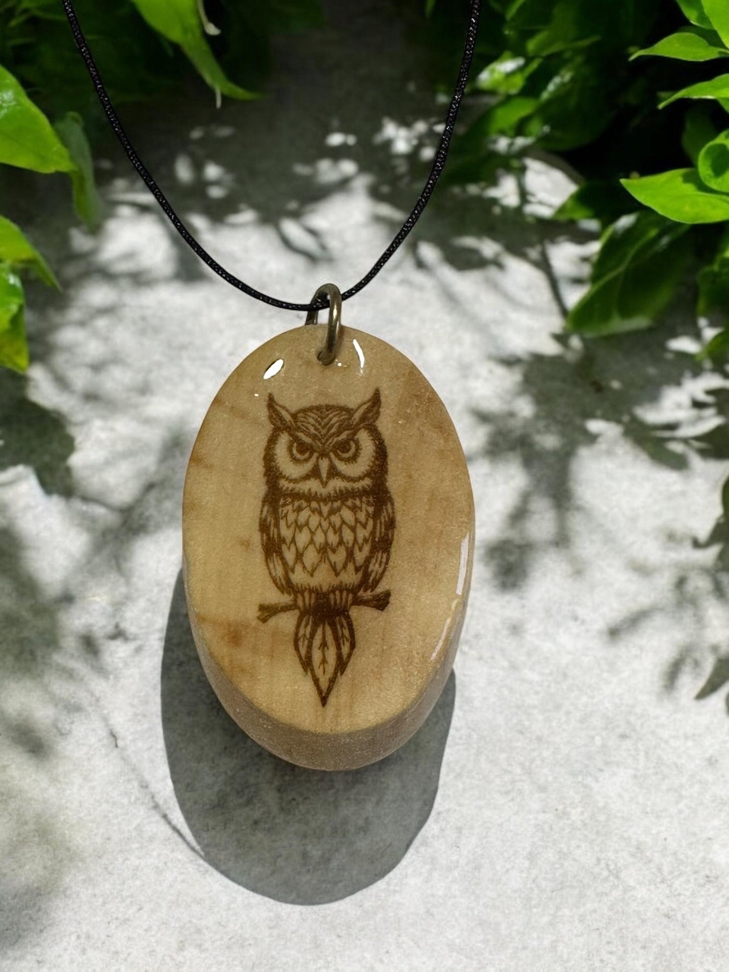 Handmade Owl Necklace - Unique Owl Pendant - Witchy Jewelry Gift for Women - Mystical Owl Necklace