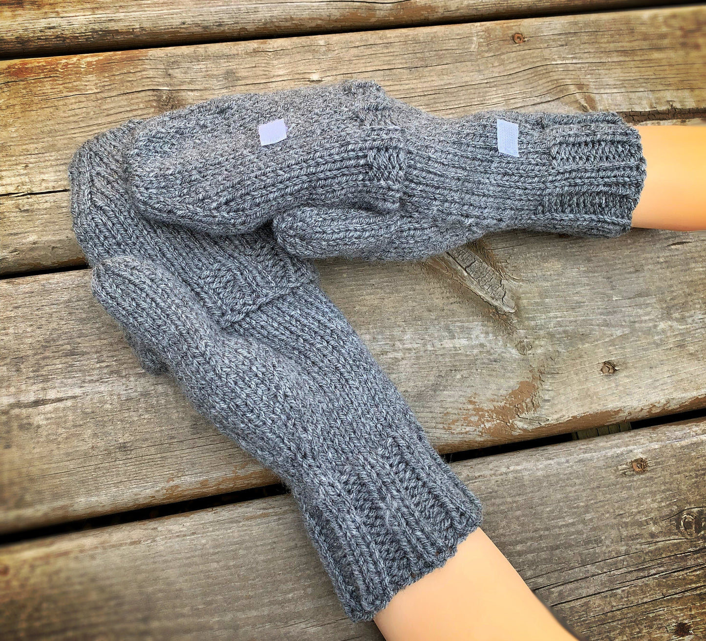 Fold-Back Flip-Top Mitts Knitting Pattern | Fingerless Mittens PDF - Granny Gloves, Half Gloves, Half Mitts - English Only