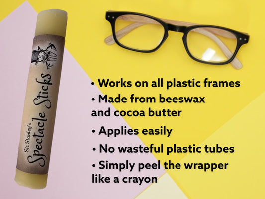 Tired of Your Glasses Sliding? Try This Natural Eyeglass Wax Stick – No More Nose Pads Needed!
