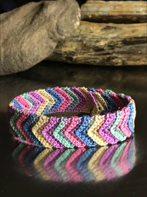 Crochet Pattern - Crocheted Flower and Friendship Bracelet - PDF Tutorial - Crochet Jewelry Pattern - English Only
