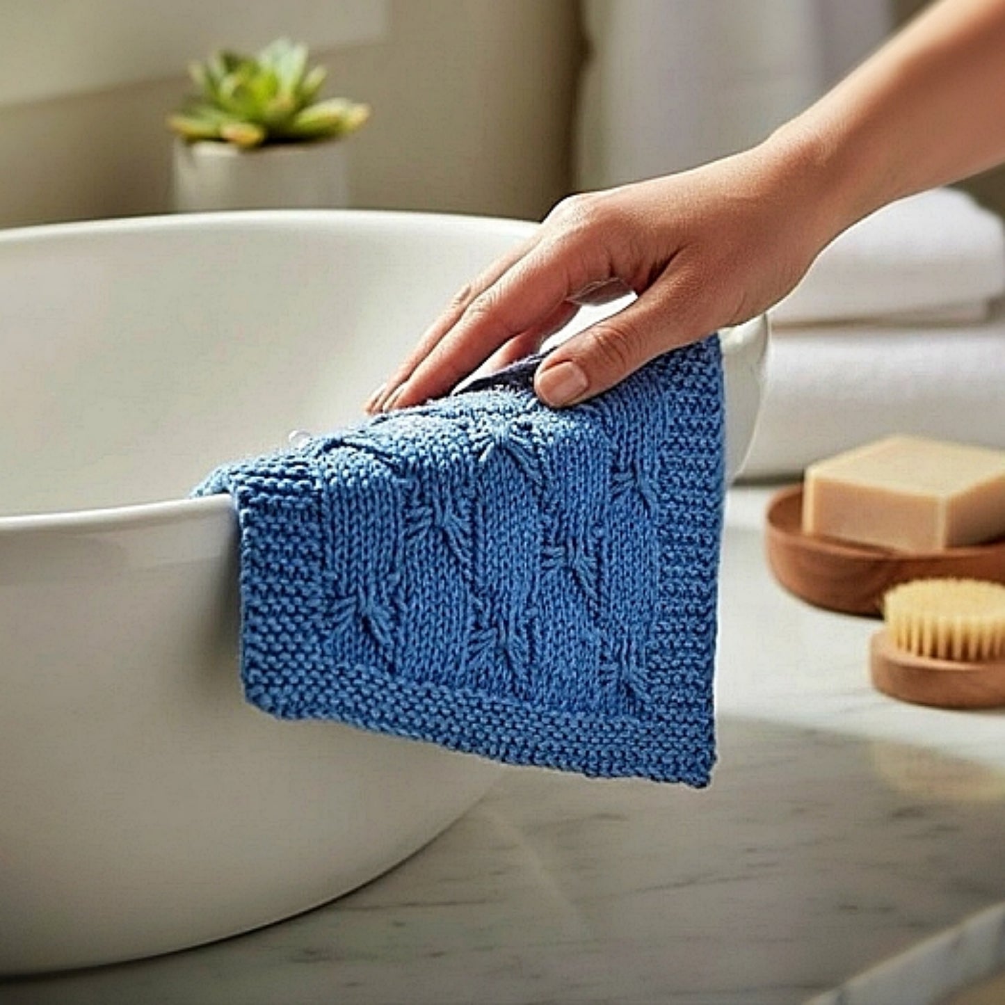 Cute AF Bows Dishcloth Knitting Pattern (with Video Tutorials)