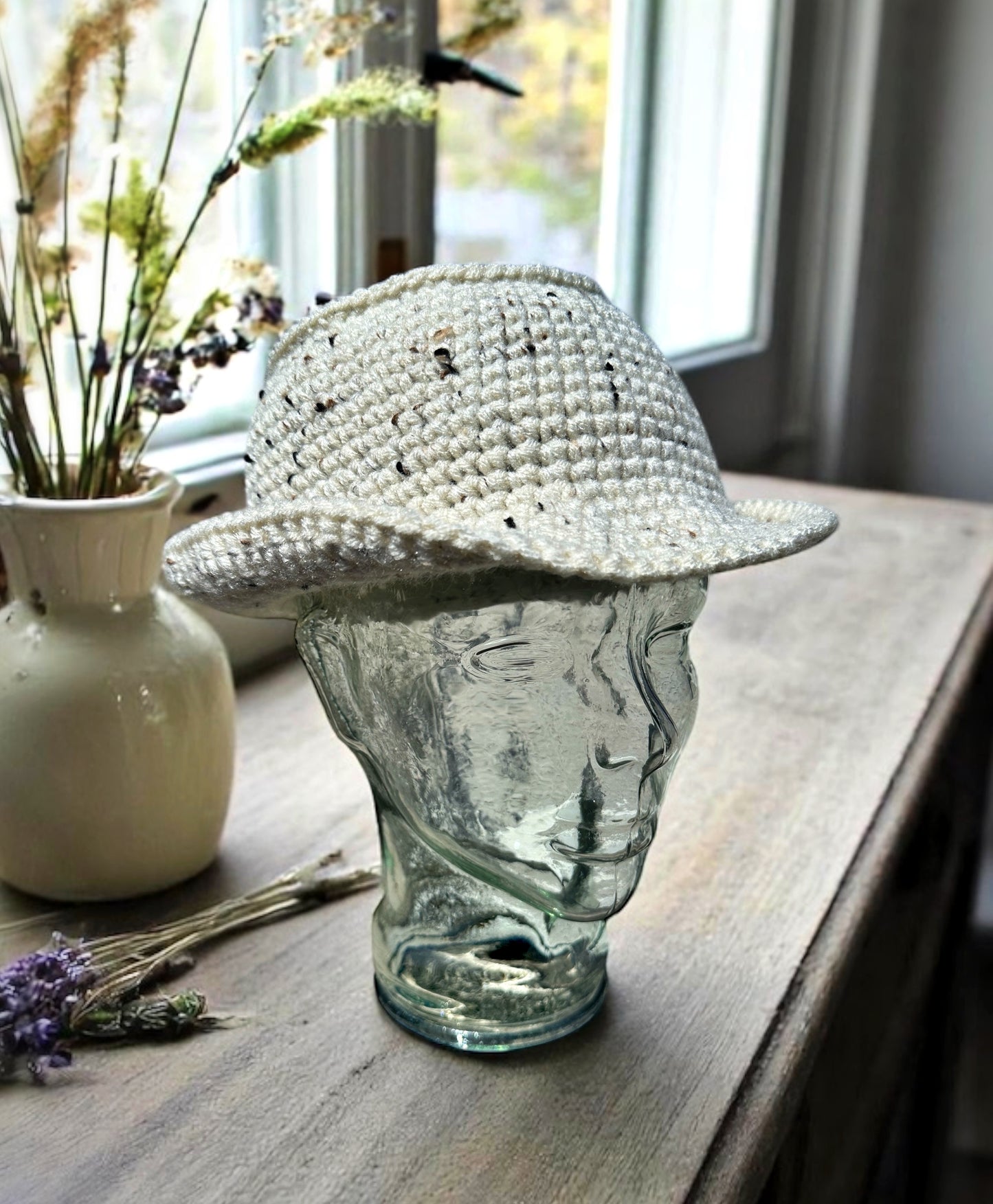 Handmade Crochet Bucket Hat – Unisex Summer Sun Hat for Men and Women, Packable and Lightweight