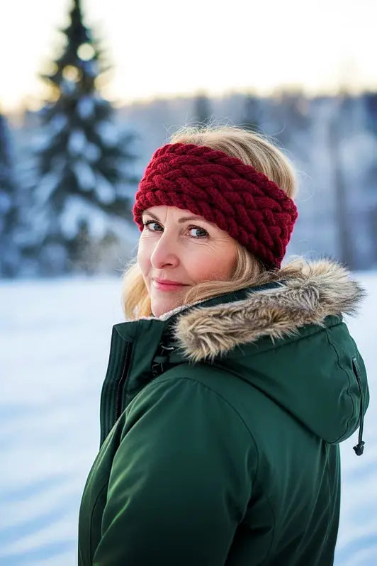 Cable Knit Headband Pattern – Easy Ear Warmer PDF and Video Tutorial