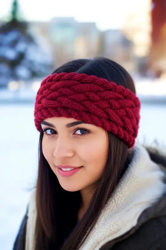 Cable Knit Headband Pattern – Easy Ear Warmer PDF and Video Tutorial