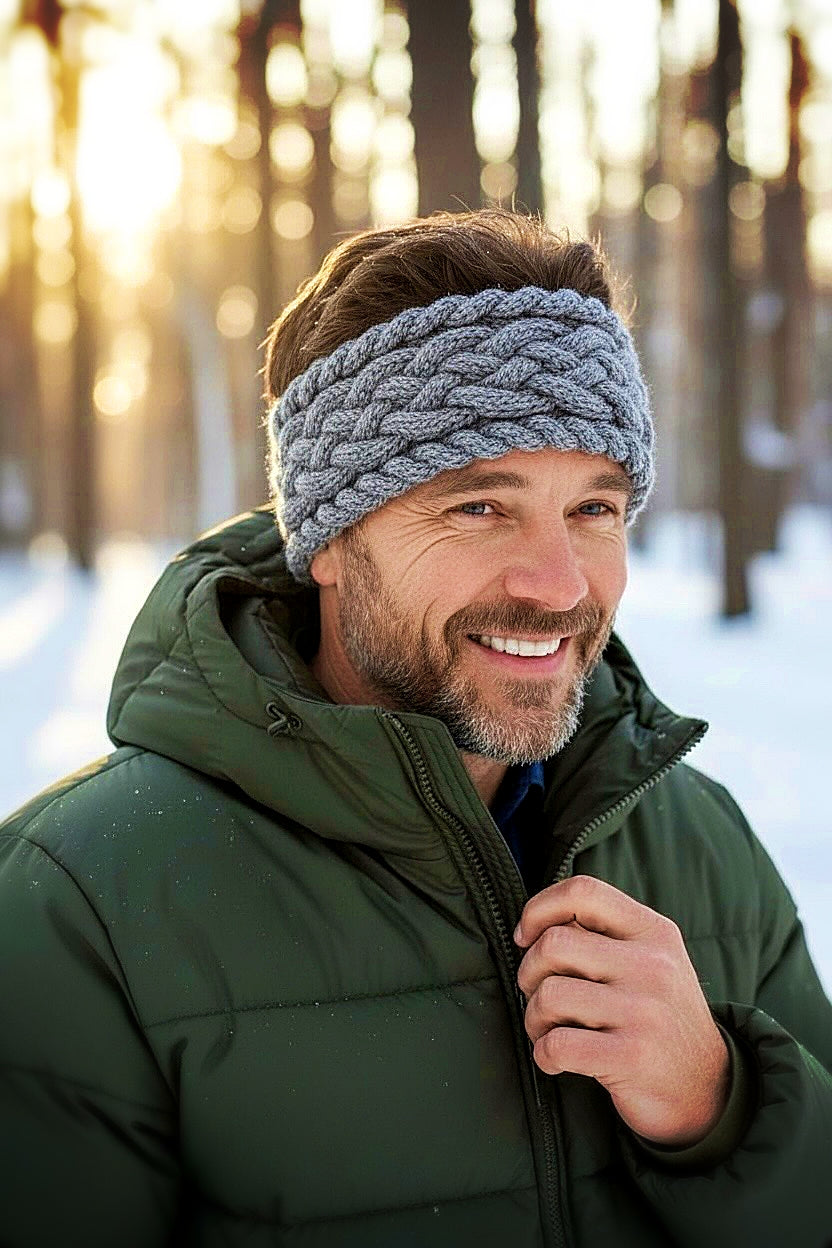 Cable Knit Headband Pattern – Easy Ear Warmer PDF and Video Tutorial