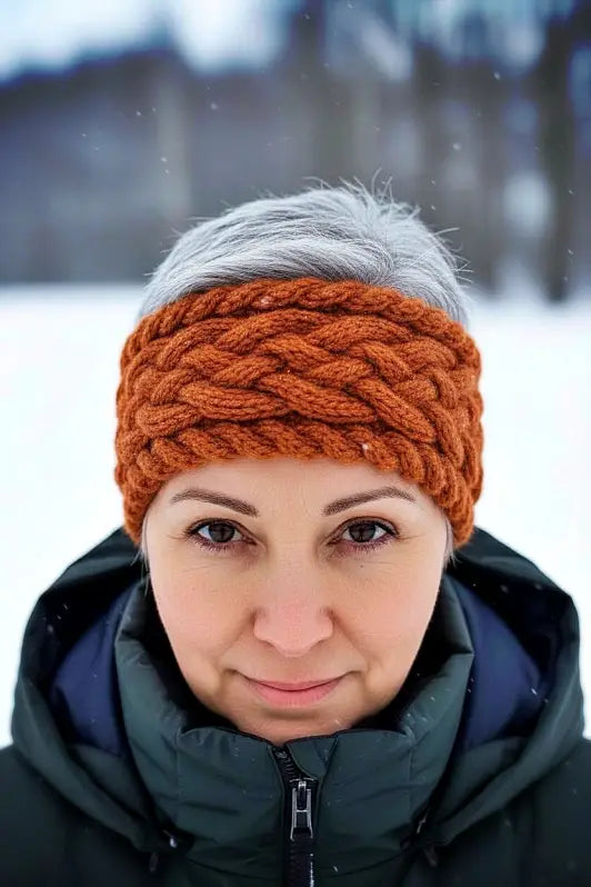 Cable Knit Headband Pattern – Easy Ear Warmer PDF and Video Tutorial