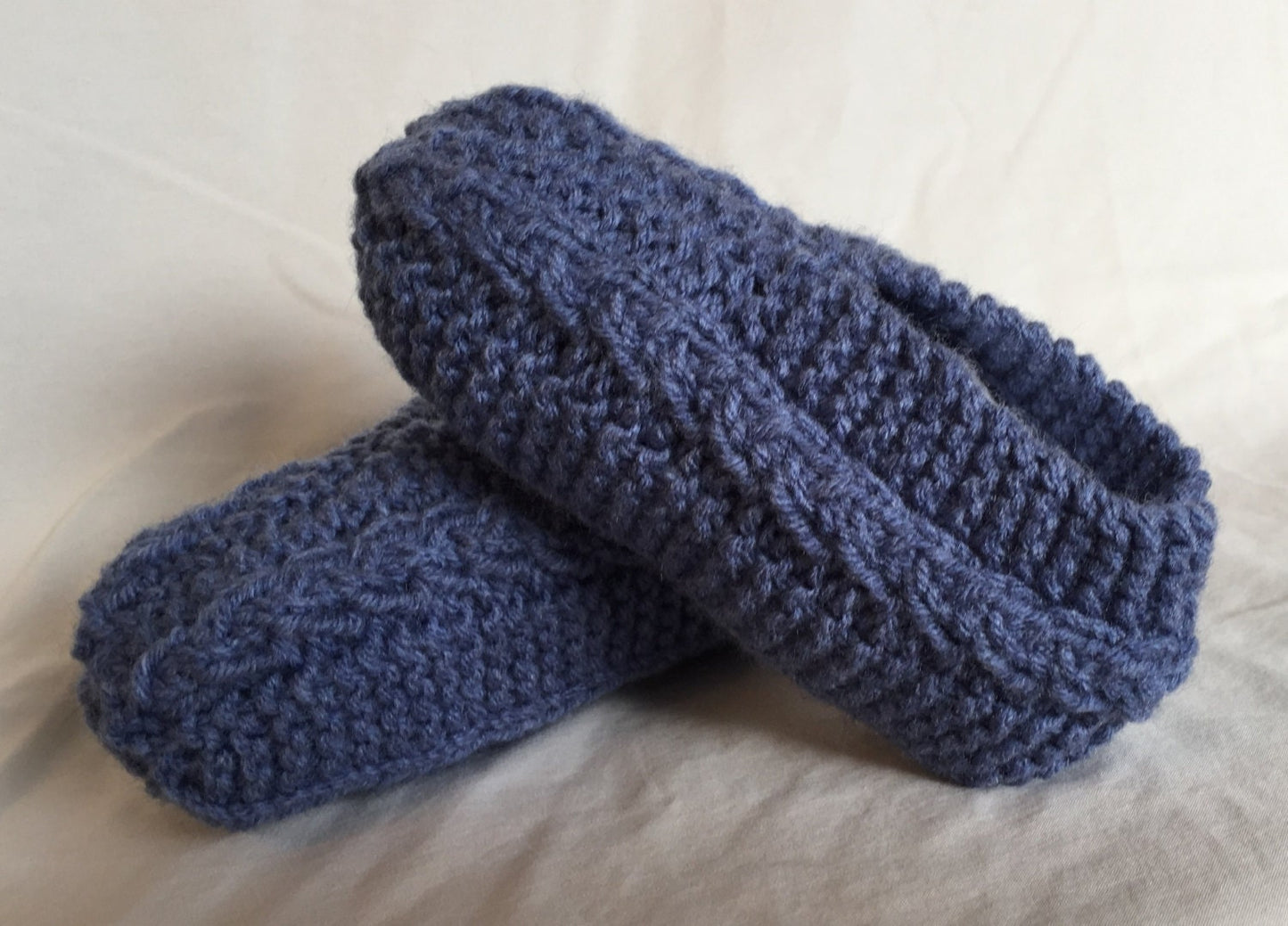 Knitting Pattern - Cable Knit Slippers Knitting Pattern for Children and Adults - PDF Download - English Only