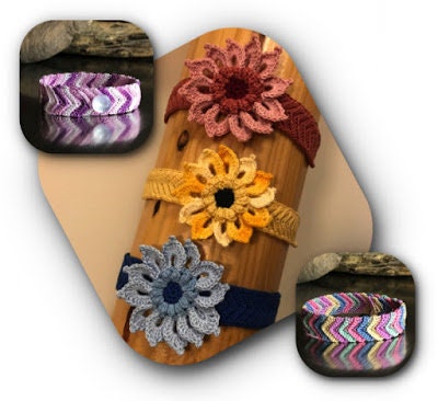 Crochet Patterns - Crochet Jewelry - 7 Crochet Jewelry Patterns to Make - Crochet Jewelry Crocheted Jewellery Collection - English Only