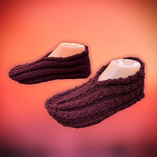 Easy to Knit Slippers Knitting Pattern - PDF Tutorial - English Only