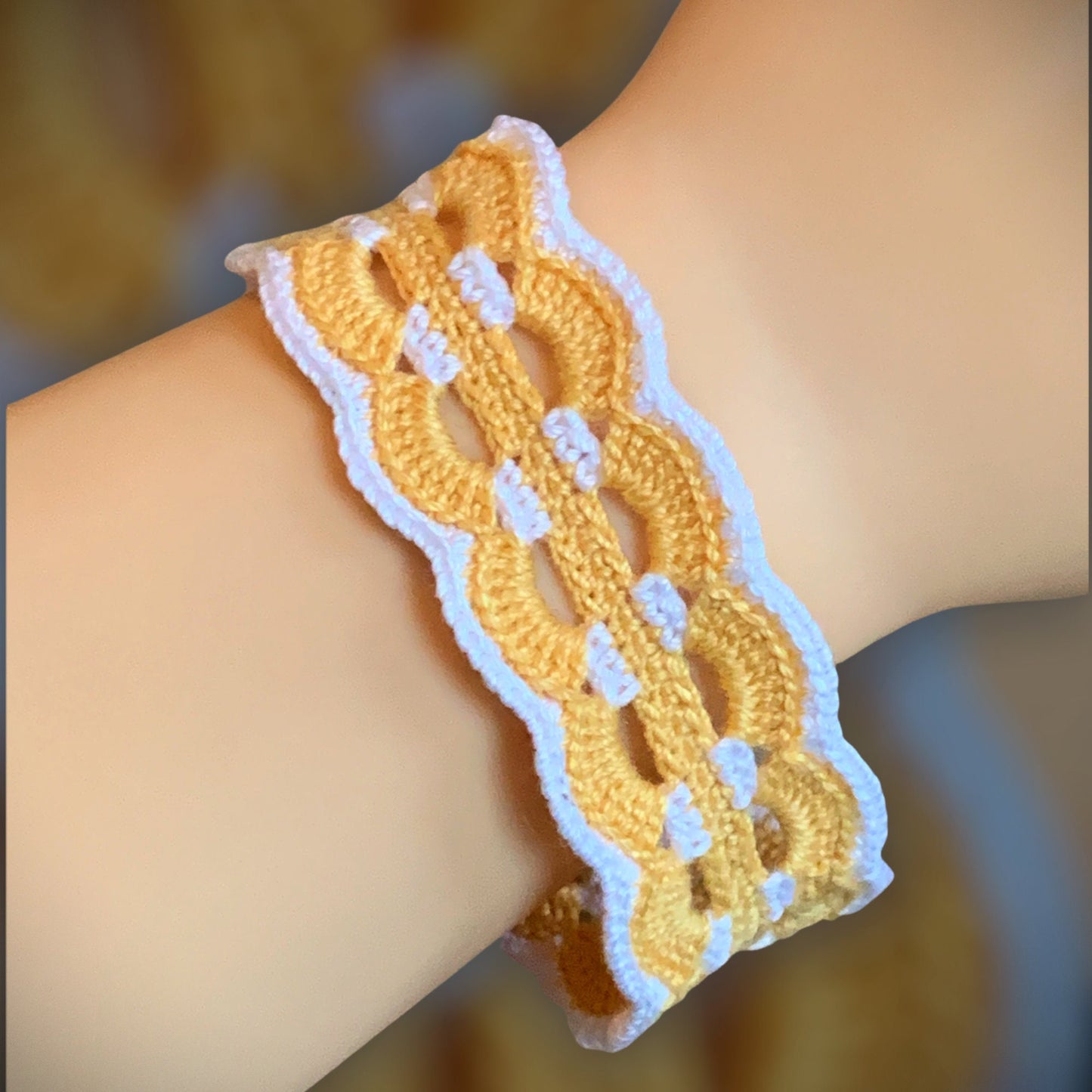 Crochet Pattern - How to Crochet a Beautiful Bracelet How to Crochet Jewelry Waves Bracelet Easy to Crochet - English Only