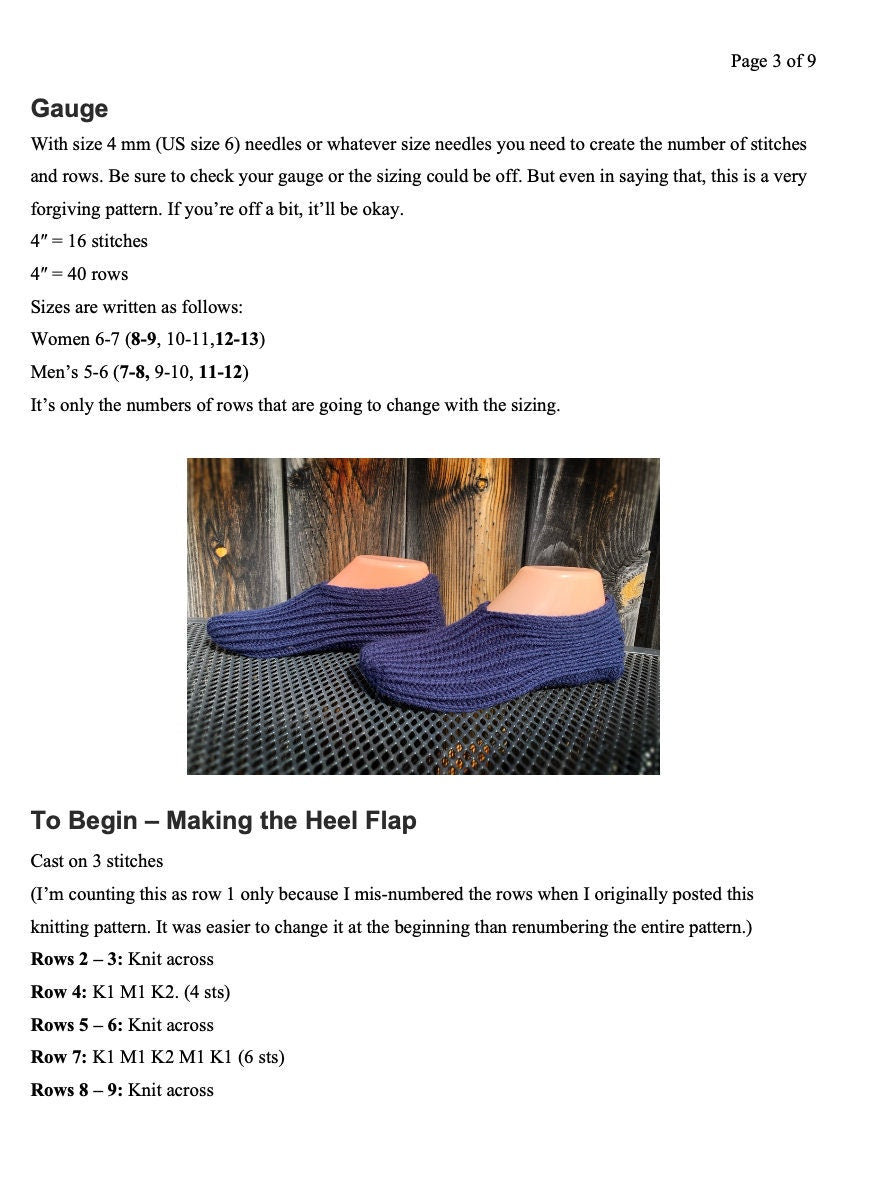 Knitting Pattern - Super Simple Easy to Knit Slippers - Easy Knitting Pattern for Beginners - Knitting Tutorial with  Video - English Only