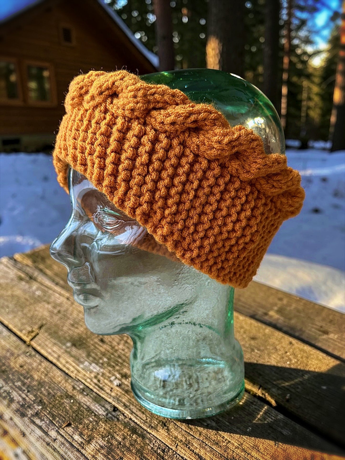 Quick Knit Winter Headbands (2 patterns in 1) – Flat Knit Pattern for Straight Needles - PDF Download