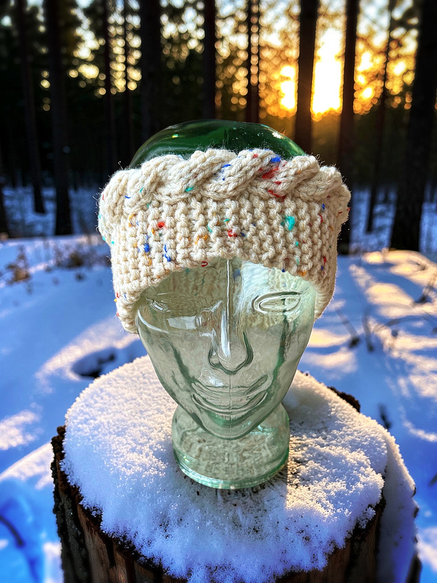 Quick Knit Winter Headbands (2 patterns in 1) – Flat Knit Pattern for Straight Needles - PDF Download