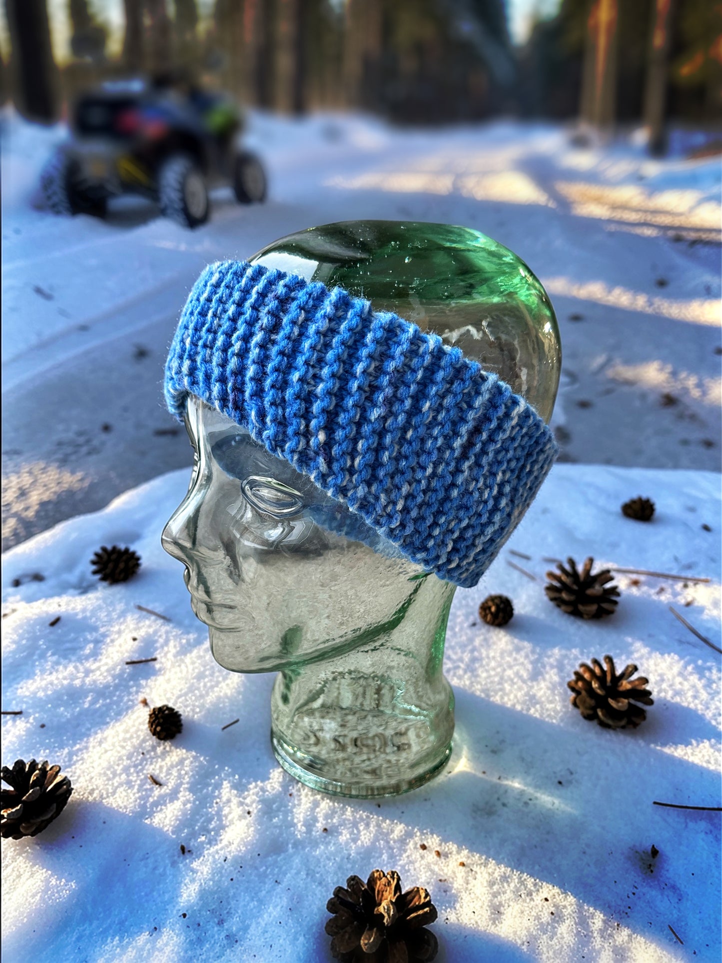 Quick Knit Winter Headbands (2 patterns in 1) – Flat Knit Pattern for Straight Needles - PDF Download