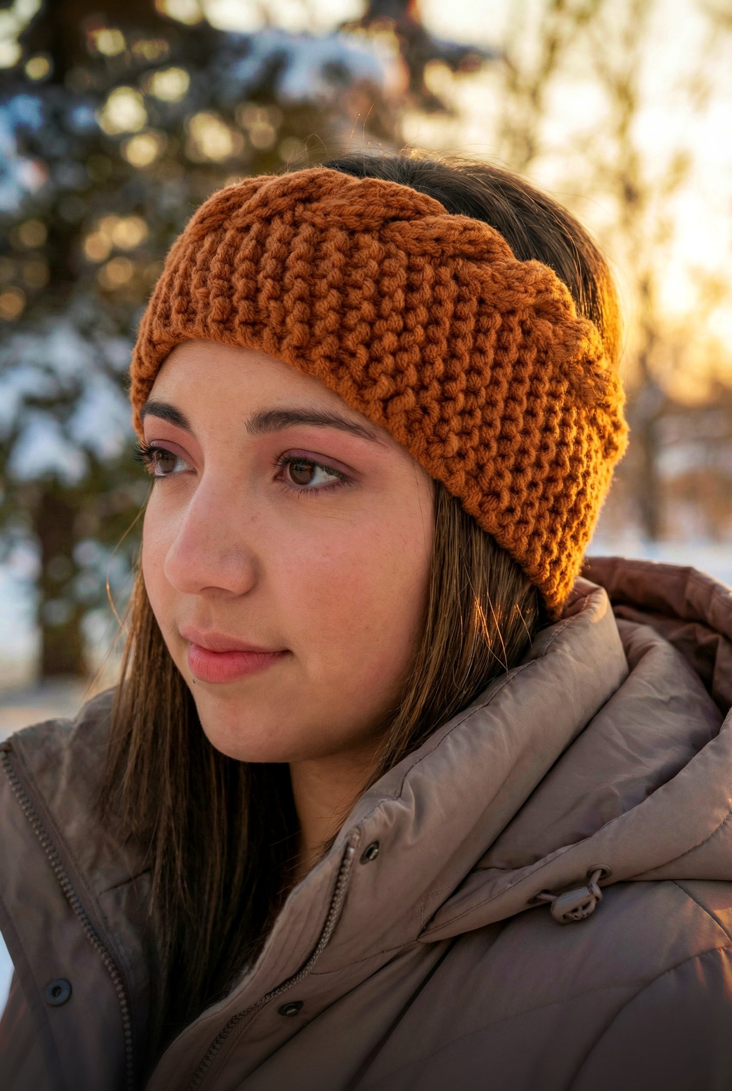 Quick Knit Winter Headbands (2 patterns in 1) – Flat Knit Pattern for Straight Needles - PDF Download