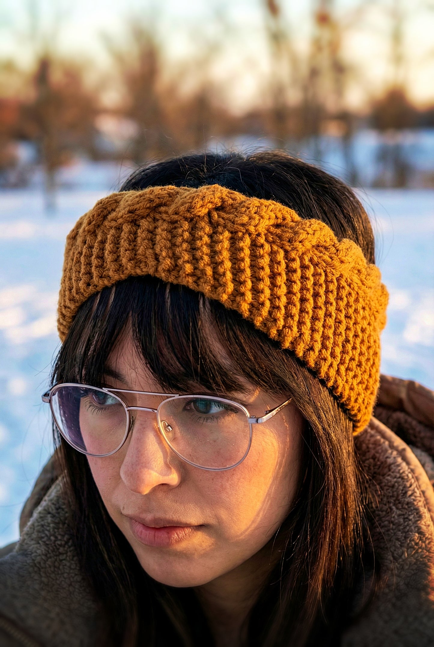 Quick Knit Winter Headbands (2 patterns in 1) – Flat Knit Pattern for Straight Needles - PDF Download