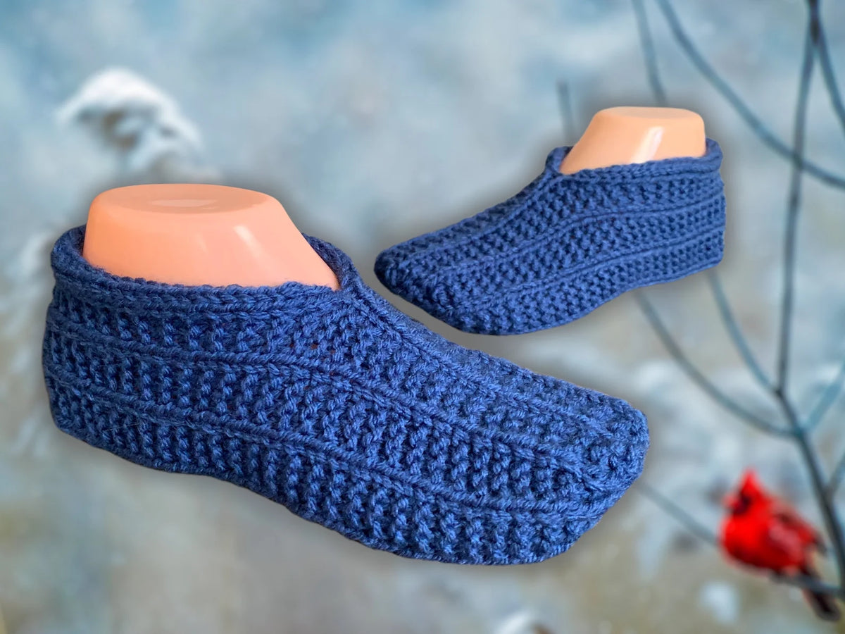 Easy Knitting Pattern for Slippers | Beginner Knit Slipper Pattern