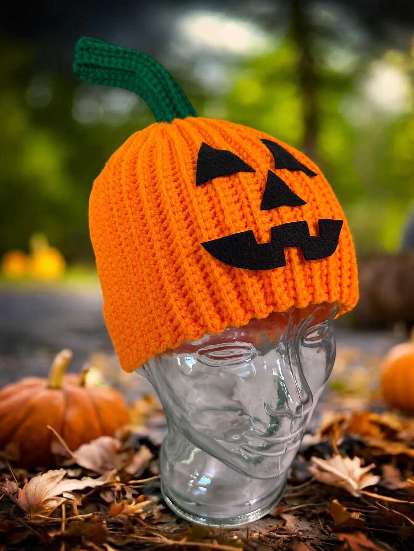 Crochet Pumpkin Hat Pattern | Easy Adult Pumpkin Beanie