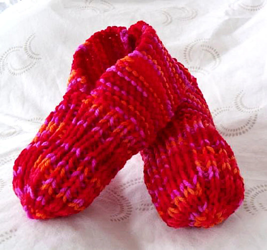 Child's Knitted Slipper Pattern - with How-to Video!