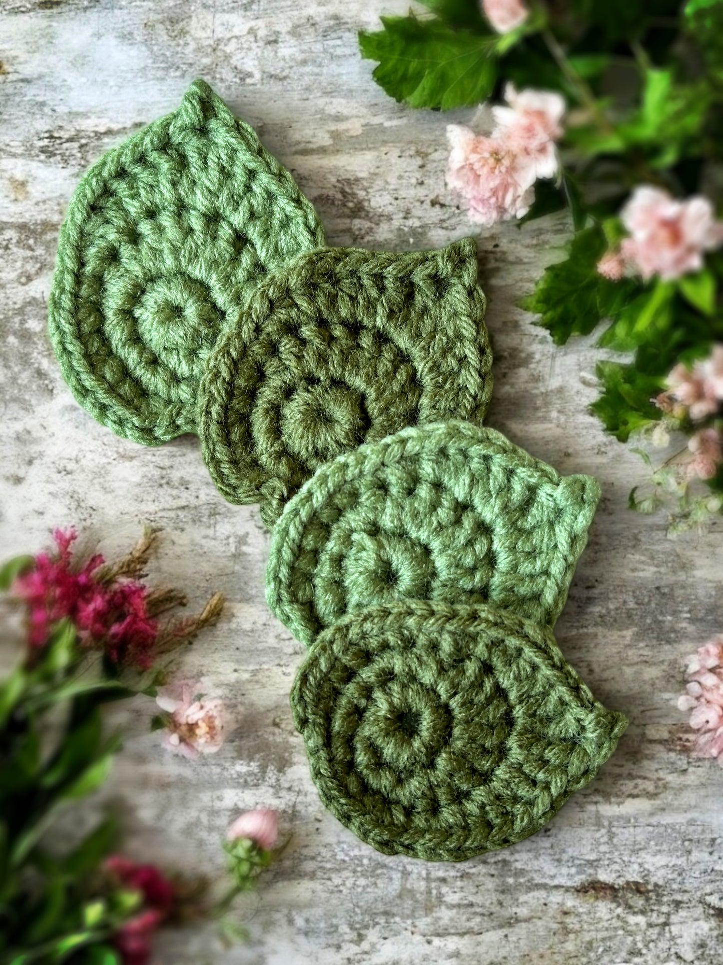 Stash-Busting Crochet Jar and Lid with Flowers and Leaves | Crochet Pattern PDF