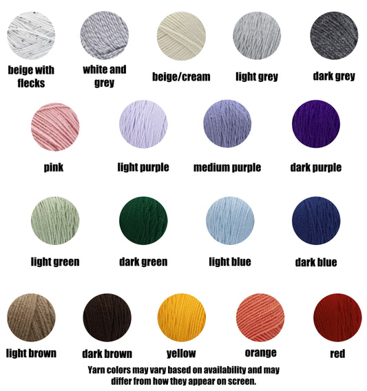 Hand Knit Moccasin Bootie Slippers for Adults – Custom Sizes for Men and Women